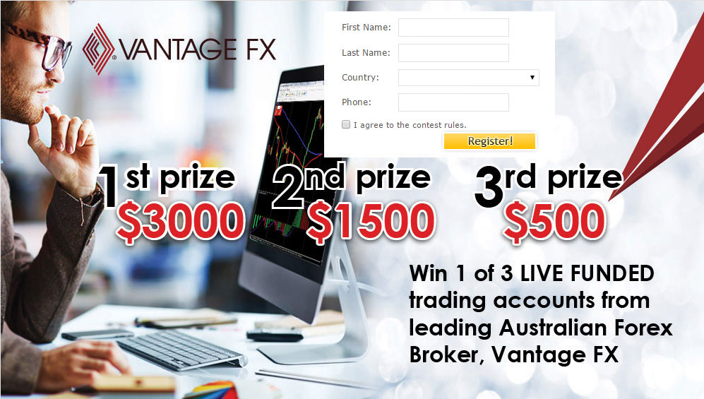 New Forex Trading Contest Sponsored By Vantage Fx 5000 In Prizes - 